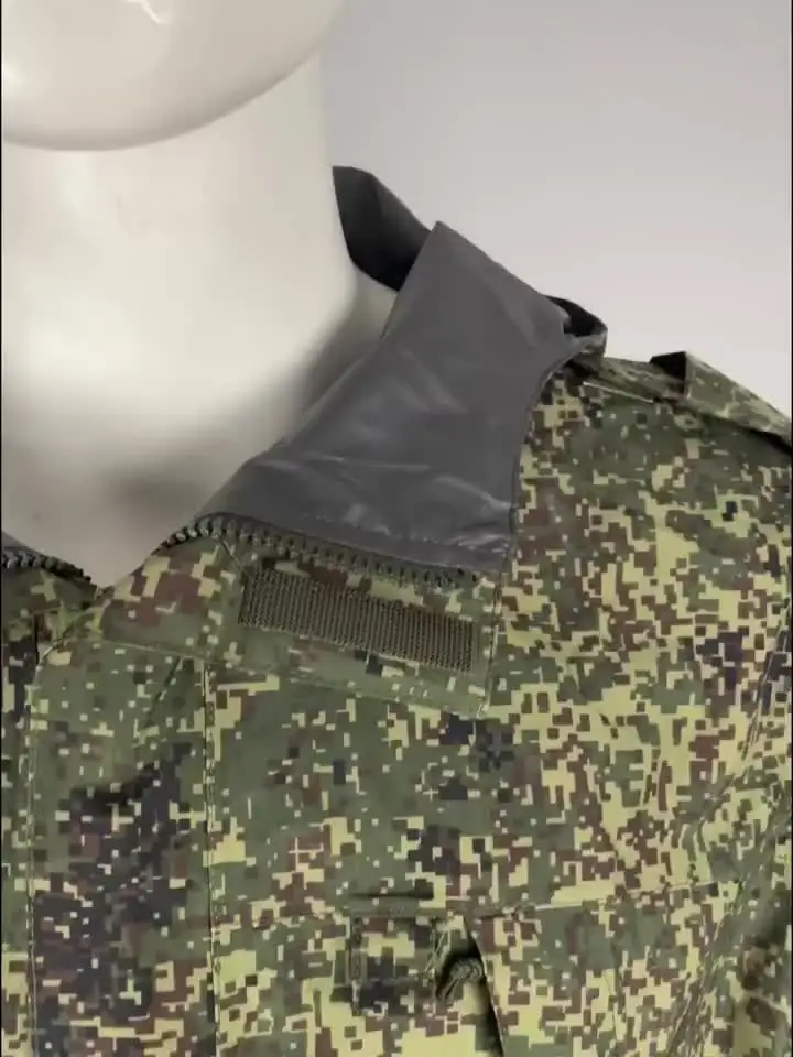 ロシア VKBO lv6 EMR 迷彩戦闘スーツメンズフード付き長袖防風防水狩猟