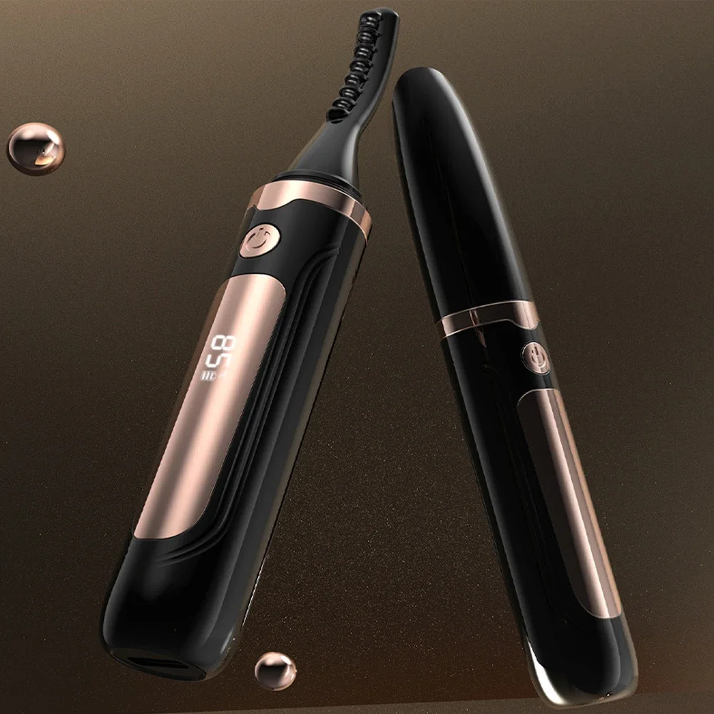 Electric Heated Eyelash Curler Portable Eyelash Curling Device Quick Heating Natural Curler Long Lasting Make up Tool