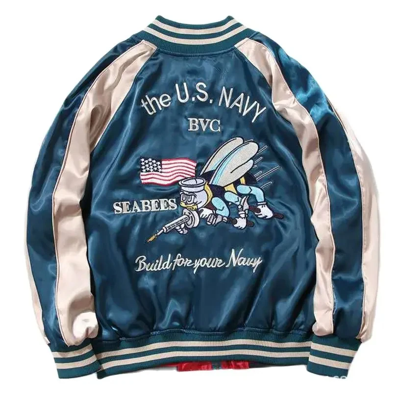 U.S. Navy BVC SEABEES スタジャン U.S. Navy BVC SEABEES スタジャン