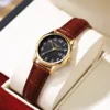 CHRONOS Luxury Watch For Woman High Quality Ladies Quartz Watch Waterproof Date Leather Women Watches reloj+box 4