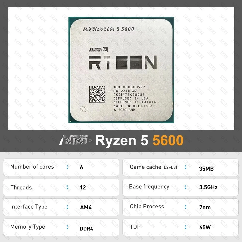 B450 Motherbaord Set With R5 5600 DDR4 32GB 3200MHz Support