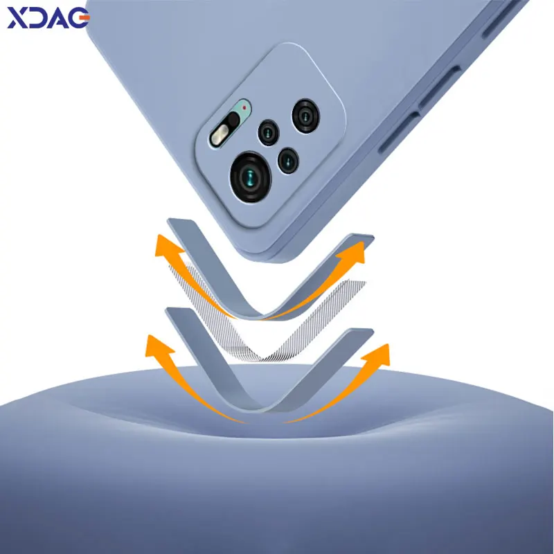 Stylish Square Liquid Soft Shockproof Phone Case