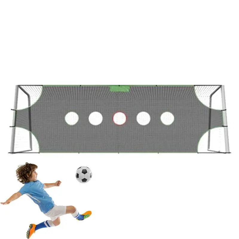

Football Throwing Net Detachable Soccer Netting With 1/3/5 Hole Targets Quarterback Training Gear For Throwing Accuracy Football