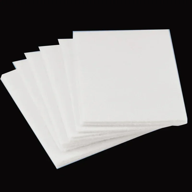 20 Sheets A4 Ceramic Fiber Papers Square Microwave Kiln Paper Glass Fusing Paper for Household DIY Craft 210&times;297&times;1mm