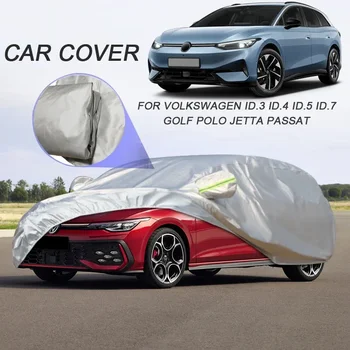 210T Polyester For Volkswagen Artoen ID.3 ID.5 ID.6 ID.7 TOURER JETTA PASSAT GOLF VIRTUS POLO HATCHBACK WAGON HATCHBAC Car Cover