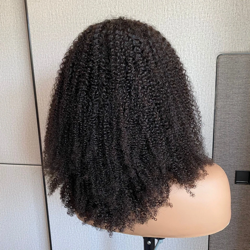 13x4 afro kinky cirtainas parūkas neredzamas kausētas ādas HD mežģīnes 4x4 dziļa daļa mežģīņu priekšpuse pilnas mežģīnes cilvēka matu parūkas iepriekš noplūkti Remy mati_voghion.com
