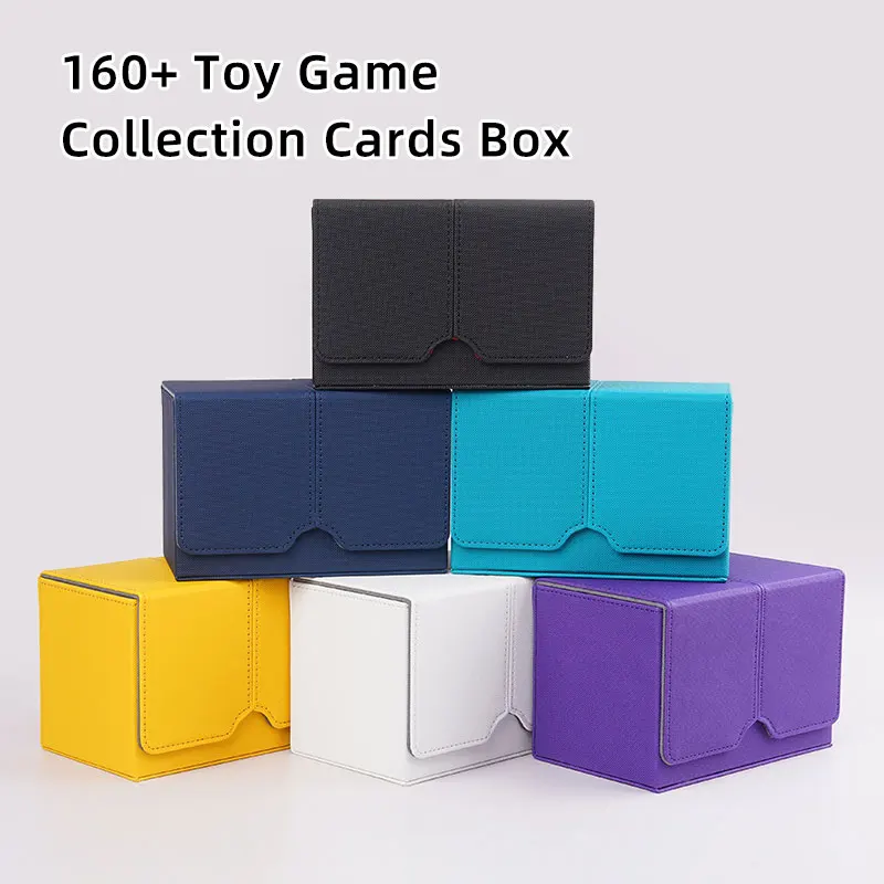 Black Mage Deck Box - Magnetic Lid, Dice Storage Compartment, For MTG & Trading Cards