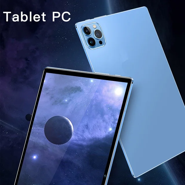 New 5G Pad 10.1 Inch Android Tablets Octa Core 8GB RAM 512GB ROM 4G LTE 5G WiFi Tablet Pc 2560*1600 2K FHD Display 8000mAh 2