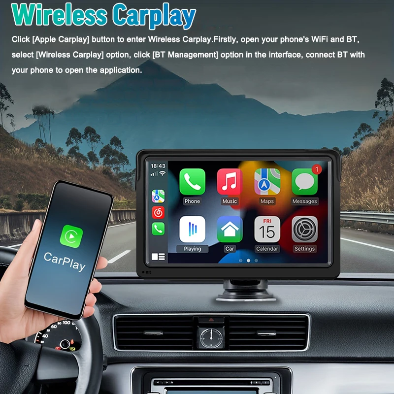 ޴  ī÷, ȵ̵ ڵ , Ƽ̵  ÷̾, HD ġ ũ, , USB AUX, ī޶ , 7 ġ