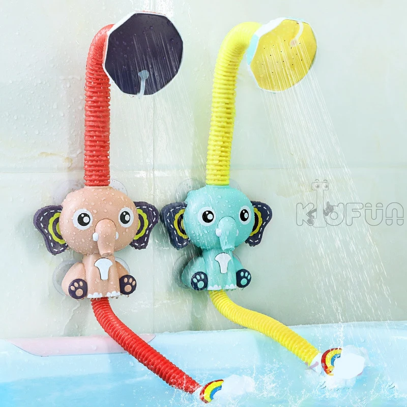 toddler baby doll toys Baby Bath Toys for Kids Electric Elephant Sucker BaBy Bath Toys Spray Water Toys for Children Bathtub Toys Sprinkler Baby Shower baby and toddler toys