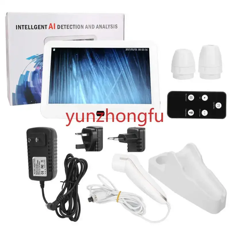 

Детектор кожи головы, волосяной фолликул, анализатор кожи 50X/200X len 15,6 дюймов, многофункциональный цифровой