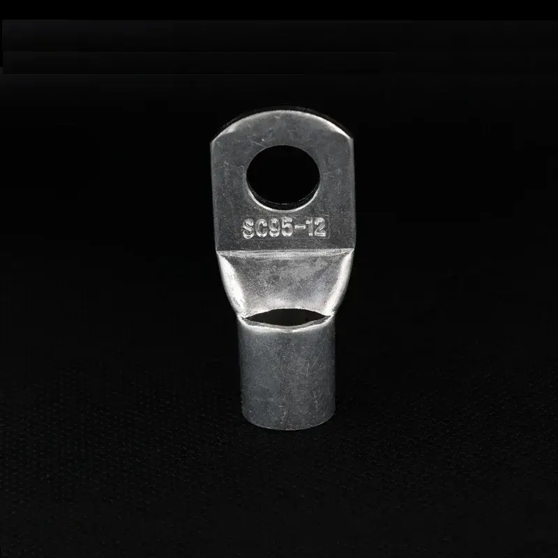 SC Type Wire Nose Terminal SC6 SC10 SC16 SC25 SC35 Bare Copper Battery Block Lugs Hole ID6/8/10/12mm Crimp Wire Connector - Image 2