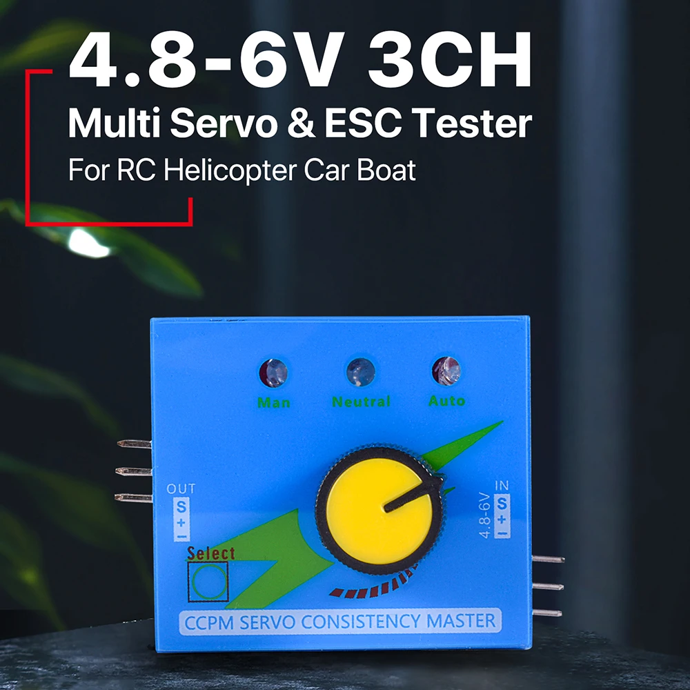 Testeur de Servo Digital pour RC - Lot de 1 à 5 Pièces