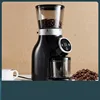 Coffee Grinder 1PC Cone Wheel Smart Batch LCD Digital Display Flavouring Chinese Herbal Italian Coffee Grinder Home Commercial 5