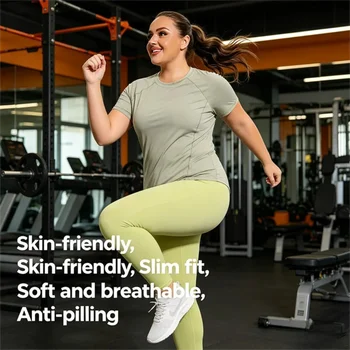 Women's Plus Size Quick-Dry Sports T-Shirt 1