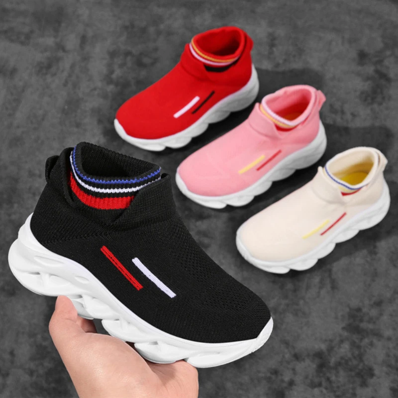 Girl Sneakers Fashion Versatile Comfort Non Slip Soft Soled Breathable Simple Casual Boy Shoes