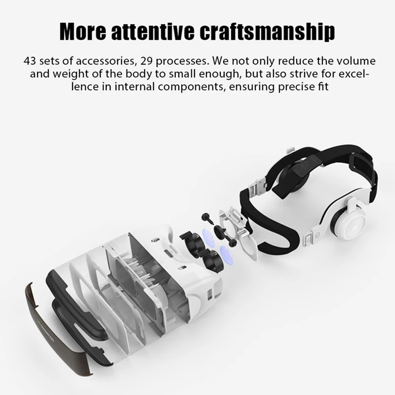 VR Headset 3D VR Glasses Virtual Reality Viar Goggles Headset Devices Smart Helmet Lenses Cell Phone Mobile Smartphones Viewer