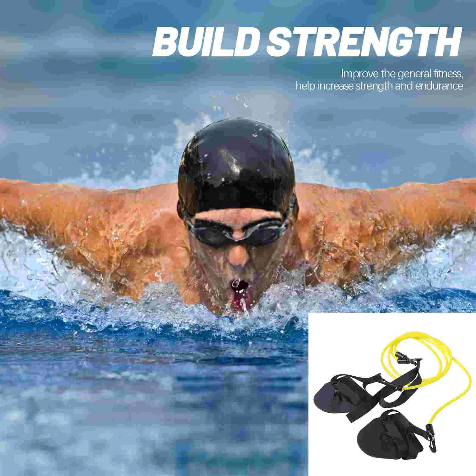 

Fitness Resistance Bands Swimming Supplies for Lessons Equipment Tension Tether Training Belt