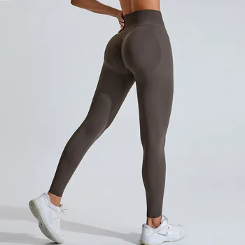 Legging Sport Femme Taille Haute en V