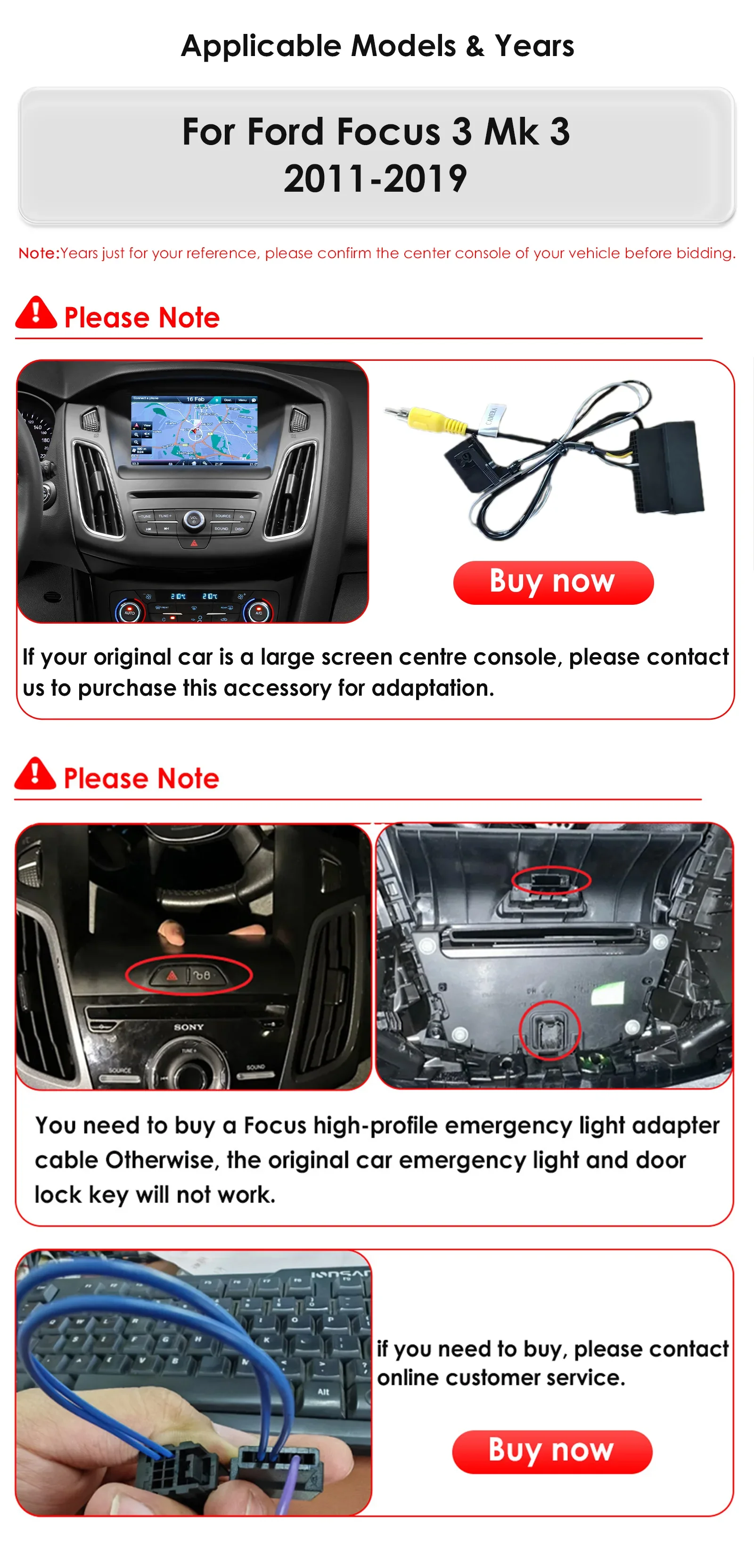 9.7" Carplay Android 13 Autoradio Ford Focus 3 MK 3 2011 Auto Multimedia player car intelligent systems radio GPS Stereo car radio