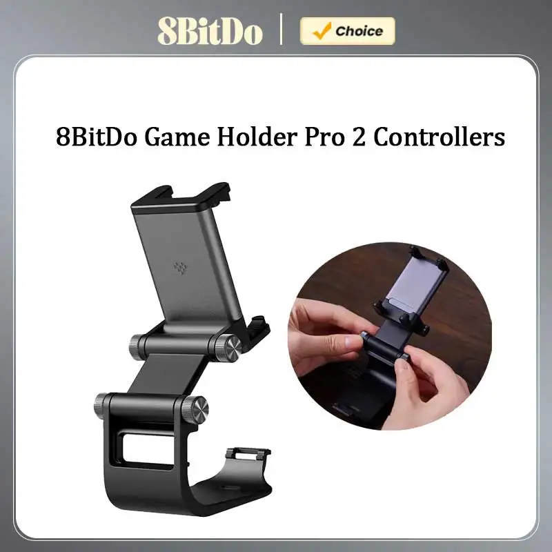 8BitDo-Mobile-Phone-Holder-Adjustable-Gaming-Clip-Stand-Smartphone-Clip ...