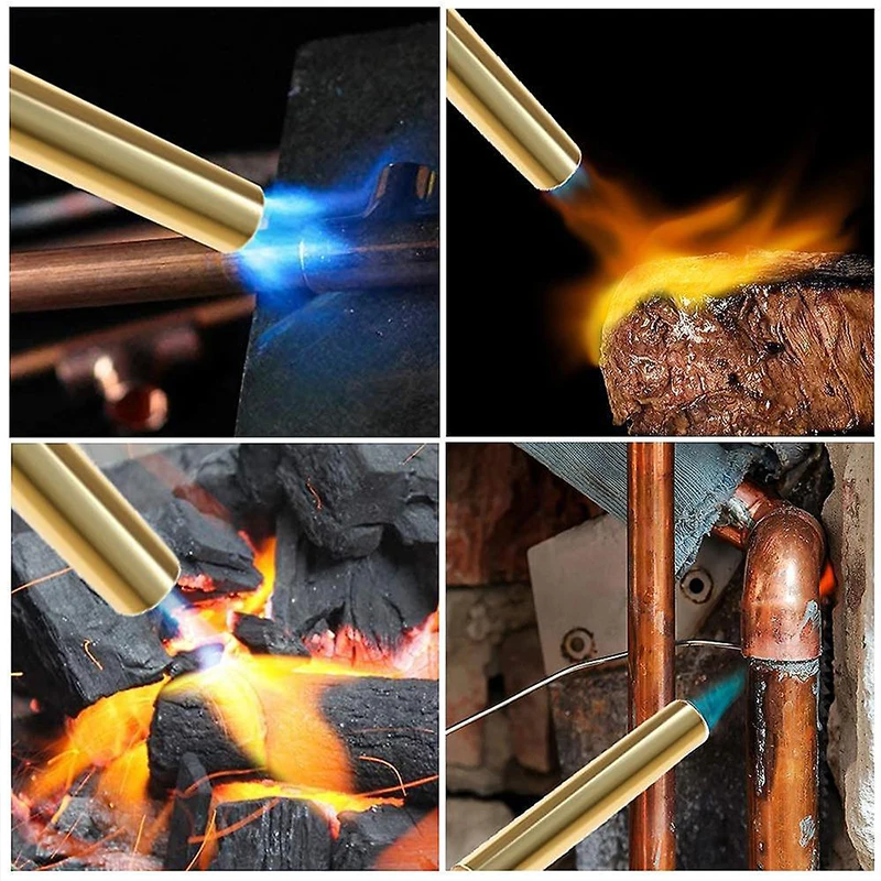 Butane Burner Turbo Gas Burner Flame Thrower Outdoor Camping Barbecue Portable Welding Heat Gun gas torch welding torch gas burner butane torch