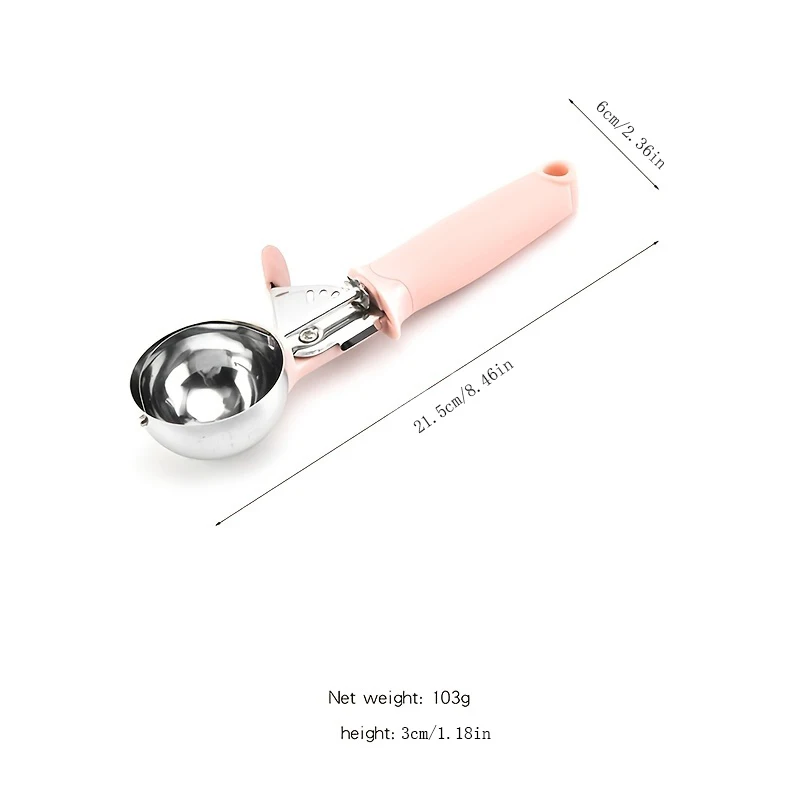 Stainless Steel Ice Cream Spoon Ice Cream Digger Fruit Spoon Fruit Dessert ice cream scoop
