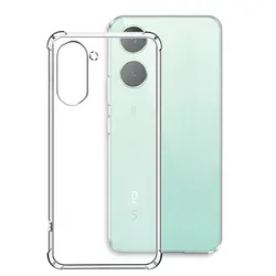 Shockproof Clear TPU Phone Case - Soft Silicone Cover for Vivo Y1s (Shockproof Case)