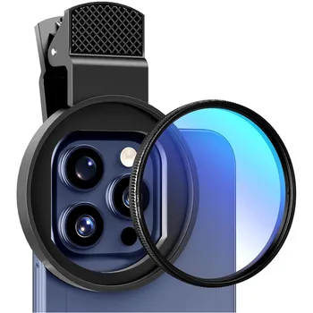 52 MILLIMETRI CPL Filtro Circolare Obiettivo Della Fotocamera Del Telefono Universale Polarizzatore Filtro Lente Clip Nessuna Riflessione per IPhone 16 Pro Samsung Google