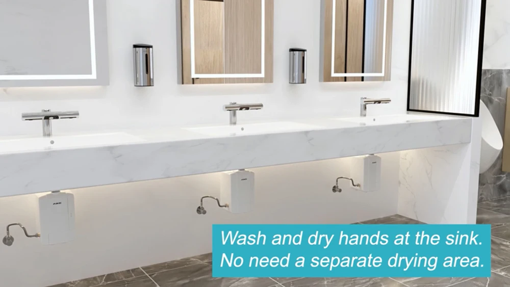 S01cf9284bd0c4a97acd0914335e9bf38l Airblade Tap Hand Dryer Automatic Bathroom Hand Washing and Drying Machine Washroom Faucets Air Tap Powerful Hand Dryer Mallzona