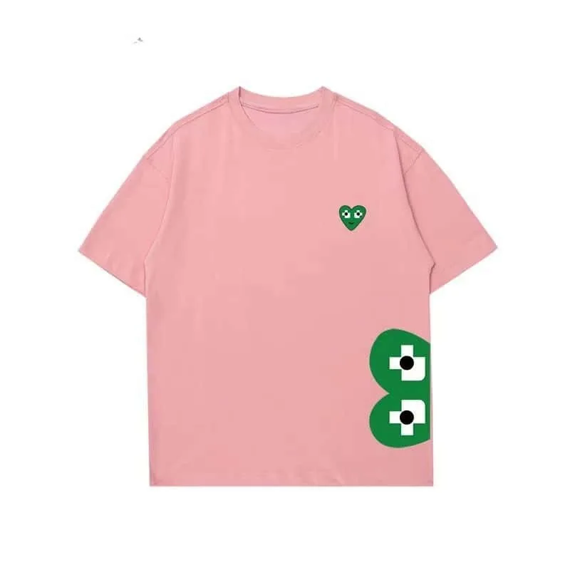 Loose Short Sleeved T Shirt Fashion Brand Pattern Printed Cotton Short Sleeve T-Shirt Street Style Breathable Couple