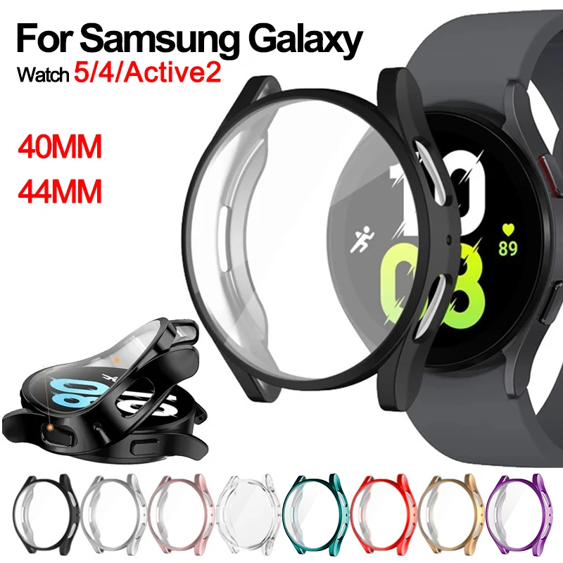 Full Protector Case For Samsung Galaxy Watch 4 5 40mm 44mm Silicone