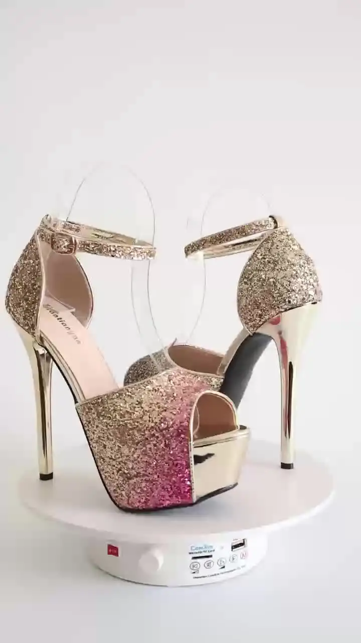 Босоножки стрипы женские на платформе