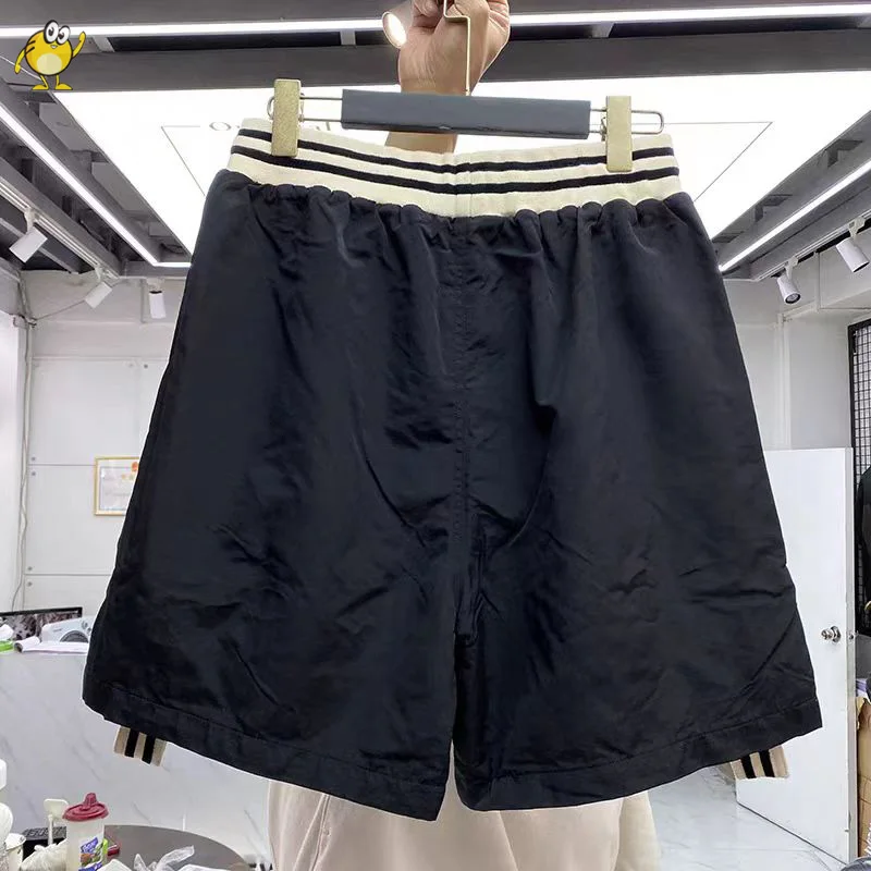 2024 Best Quality RRR-123 Shorts Men Woman Casual Beach Summer Breathable Hip Hop Joggers Black Apricot