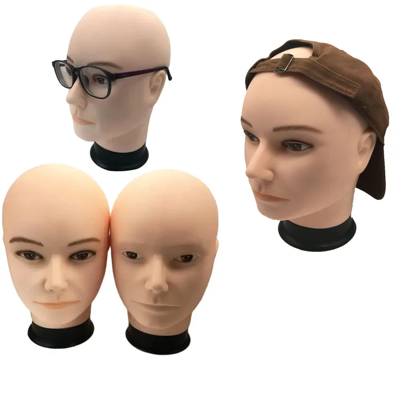 22 zoll Weibliche Schaum Mannequin Kopf Perücke Kopf Display Glatte Langlebige Styling Werkzeuge Langlebig Tragbare Mode für Home Reise – Detail 1