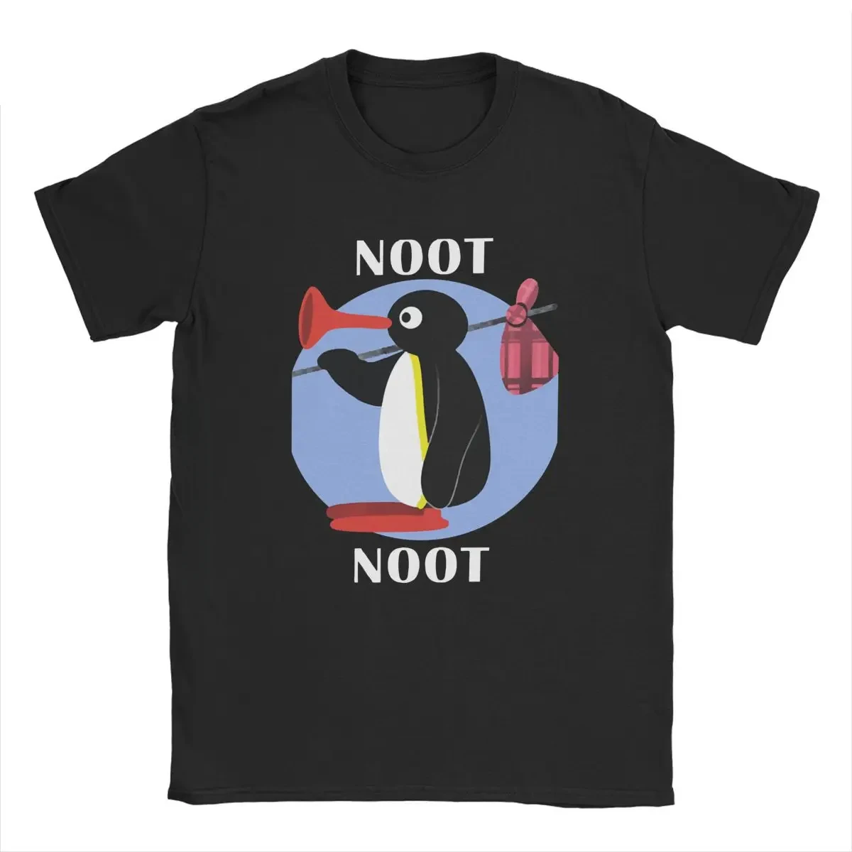 Noot Noot Pingu التي شيرت الرجال النساء تي شيرتات...