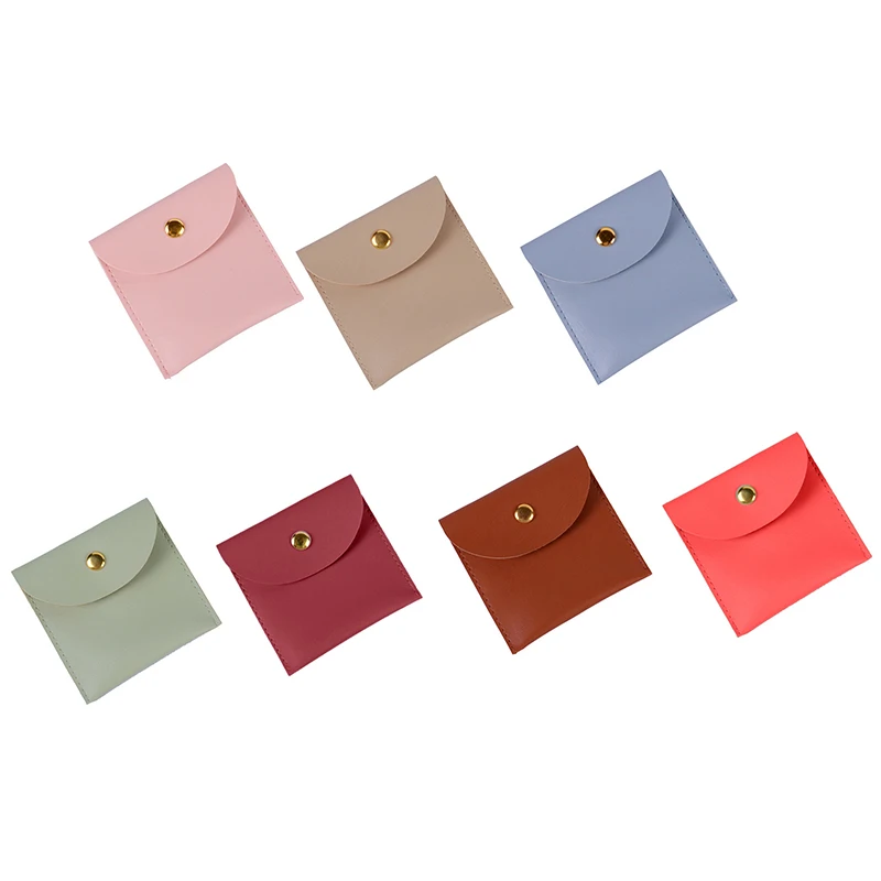 Pure Color Short Coin Purse Waterproof Large Capacity Jewelry Packaging Bag Money Bag Storage Bag Mini PU Leather Wallet 4 Pure Color Short Coin Purse Waterproof Large Capacity Jewelry Packaging Bag Money Bag Storage Bag Mini PU Leather Wallet 4