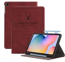 

For Samsung Galaxy Tab S6 Lite Case Tri-folding Stand Protection Cover for samsung tab s6 lite 10.4 SM-P610 P615 Tablet Case