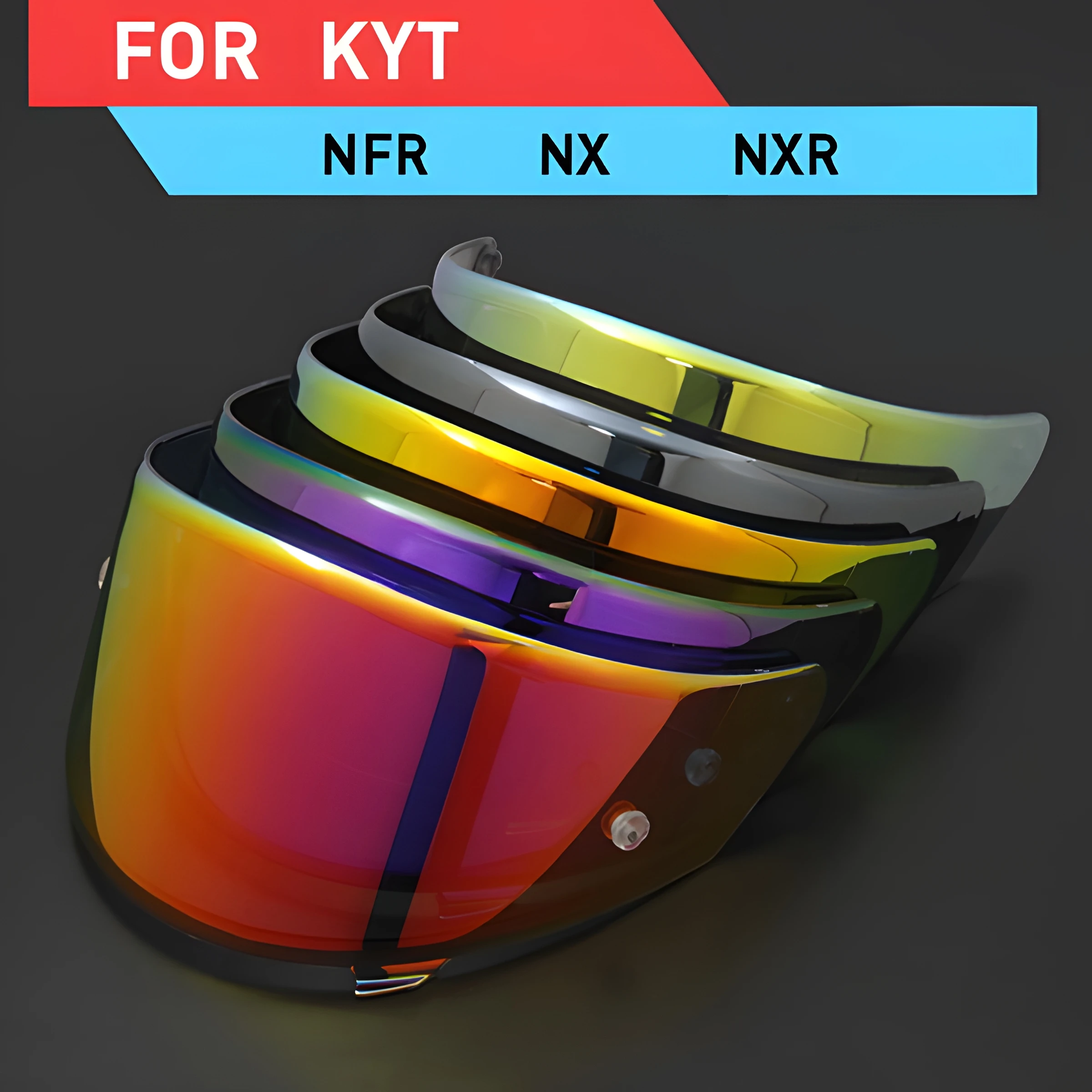 

KYT Helmet Visor Shield Lens for KYT NFR NX Full Face Helmet Motorcycle Accessories Capacete KYT Original Visor Cascos Para Moto