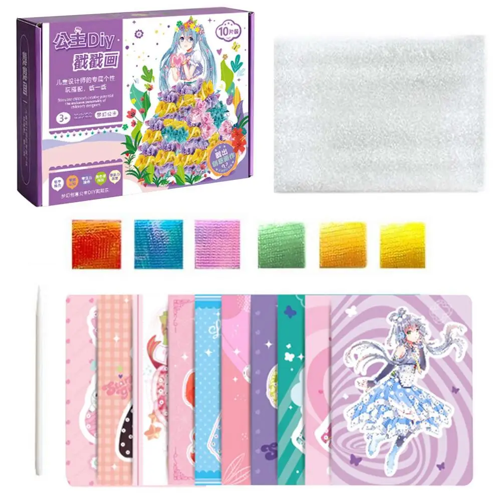 Ruyumei Poke Art Kits for Kids, Creative DIY Poke Scrach Sticker with  Crafting Materials (X11403)