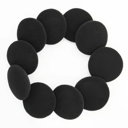 10Pcs 50mm 60mm 70mm 80mm Foam Headphone Replacement Earbud Ear Pads Sponge Covers Headset Earphone Cushions Ear Tips