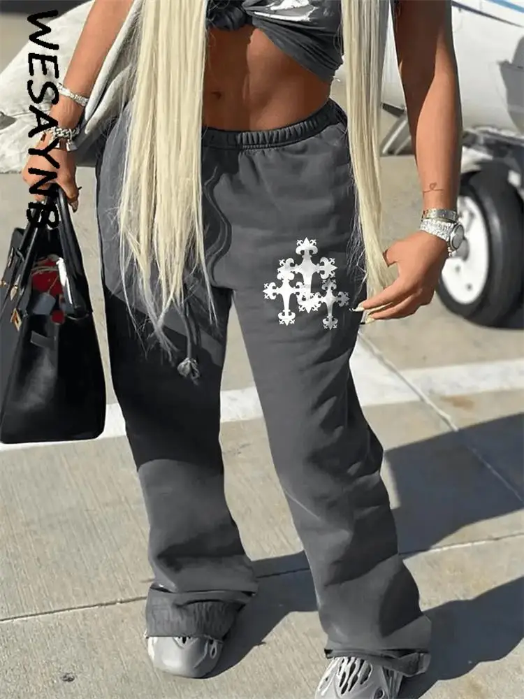 Sweatpants Women Clothes, Streetwear Sweat Pants Women