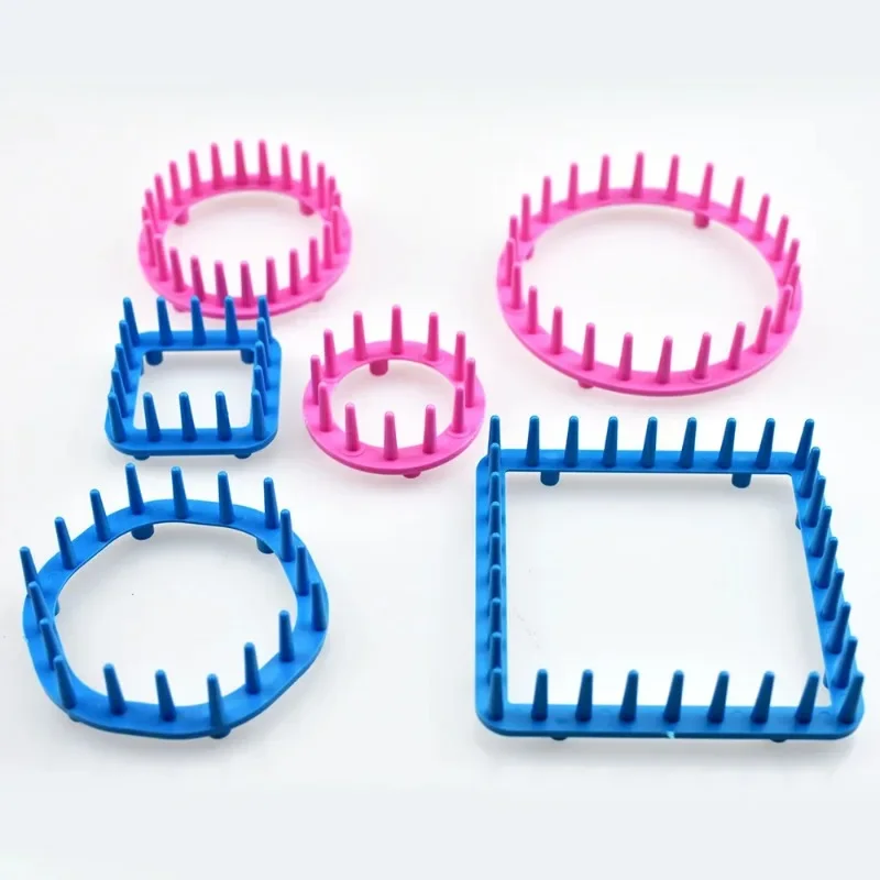 Practical Square Flower Knitting Wool Flower Knitting Machine Wool Flower Knitting Ball Net Square Christmas Craft Supplies