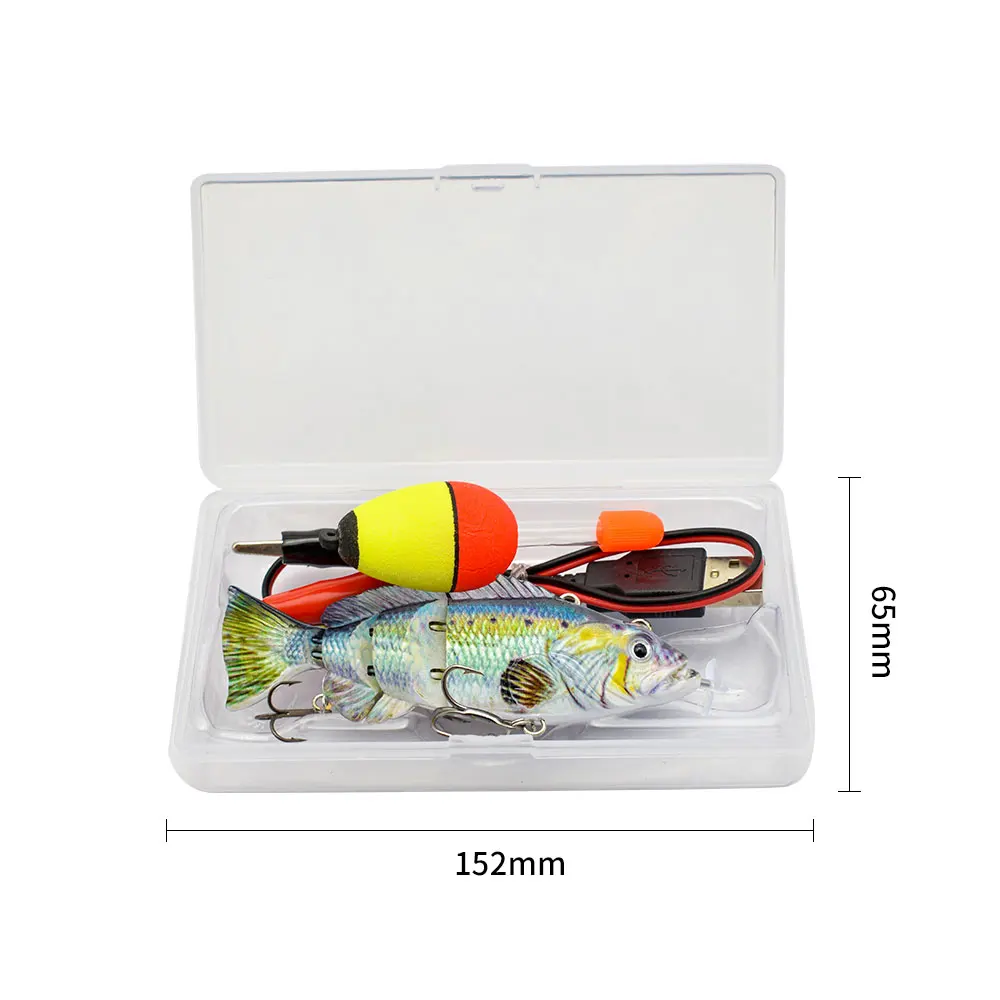 Colitt Robotic Swimming Fishing Lure - LED Light Electric Fish Bait With USB Charging
