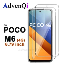 Premium Tempered Glass HD Crystal Screen Protector, 9H Hardness, Case Friendly for 1 piece  trial (For POCO M6 4G)