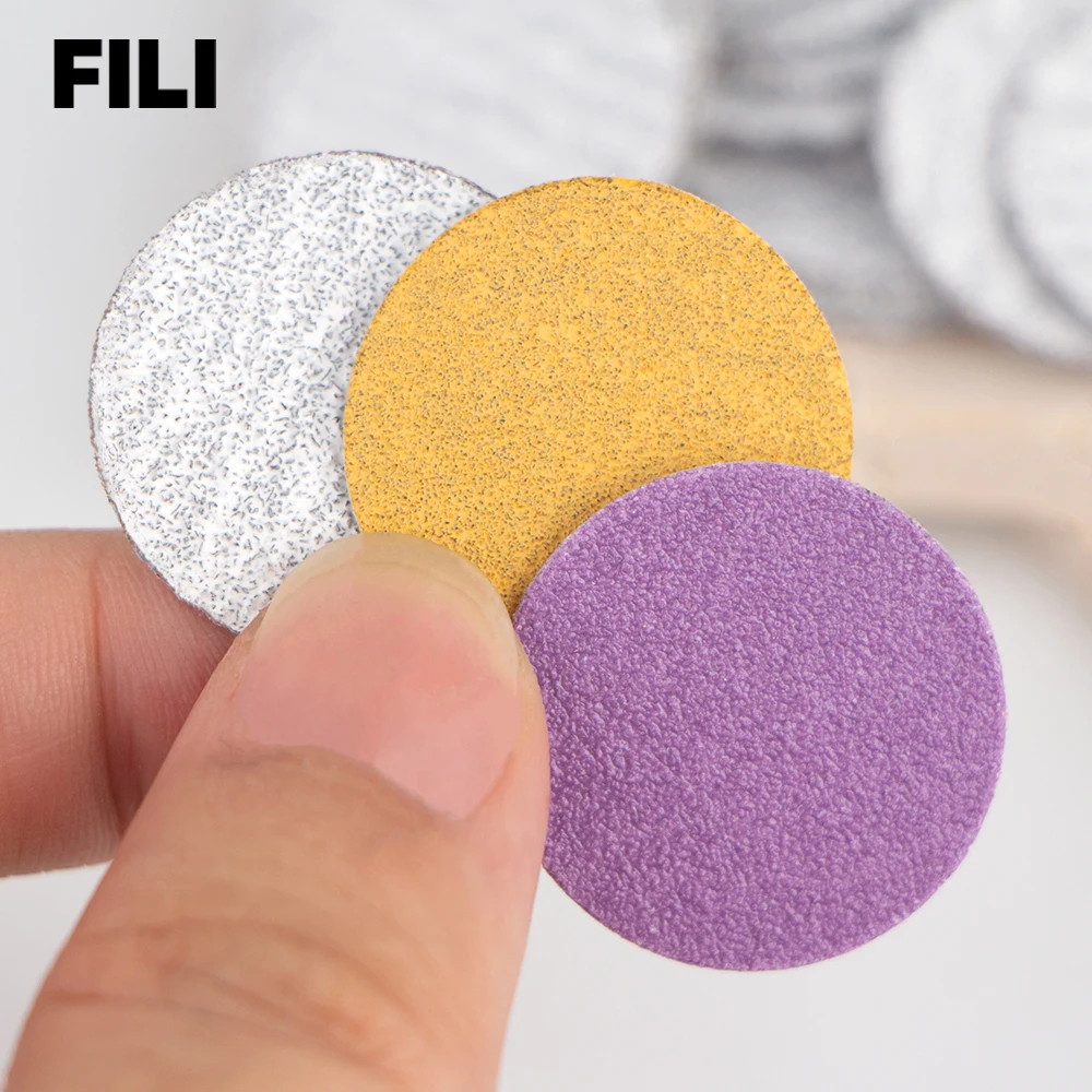 Professional Replaceable Sanding Paper 25 MM Pedicure Disc Foot Dead Skin Cuticle Callus Removal Foot Rasp Files Sandpaper Tools foot sanding paper