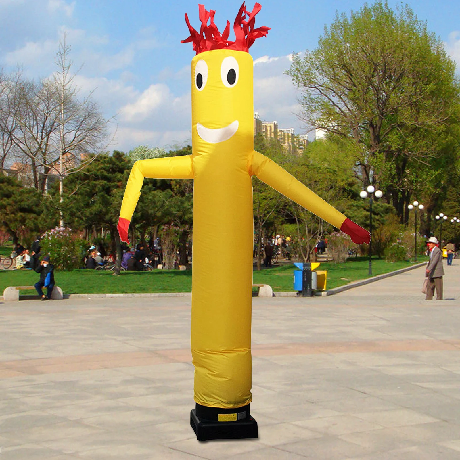 Marioneta inflable de tubo de viento de aire para hombre, muñeco de bailarín ondulado de cielo, publicidad al por menor, 20 pies/10 pies/10 pies/3m