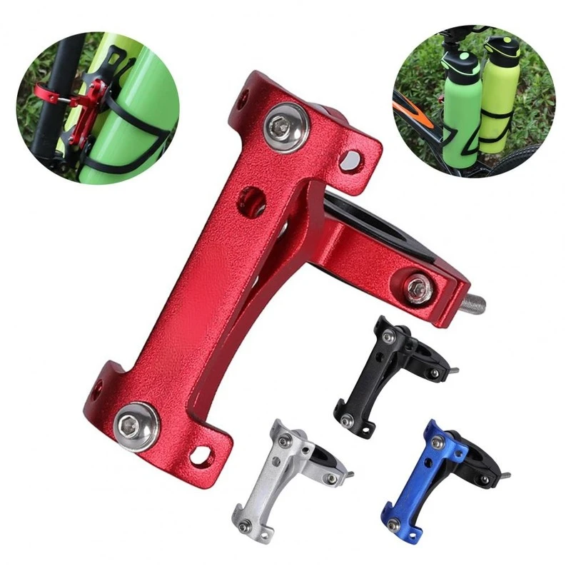 

MTB Bicycle Bottle Cage Extension Rack Aluminum Alloy Mountain Bike Water Cup Kettle Holder Extender Frame Cycling Accessories