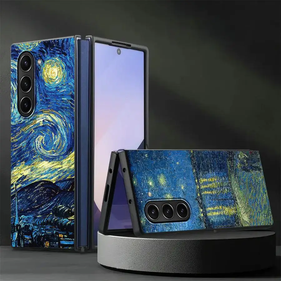 Van Gogh Starry Night Premium Folding Phone Case Cover