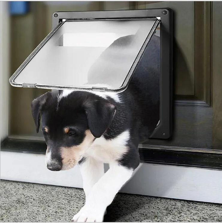 

Baffle Door for Large Dogs Cat Flap Door Safety Dog Free Access Doorway Meidium Pet Door Set for Cats Puppy Safety Door for Cat